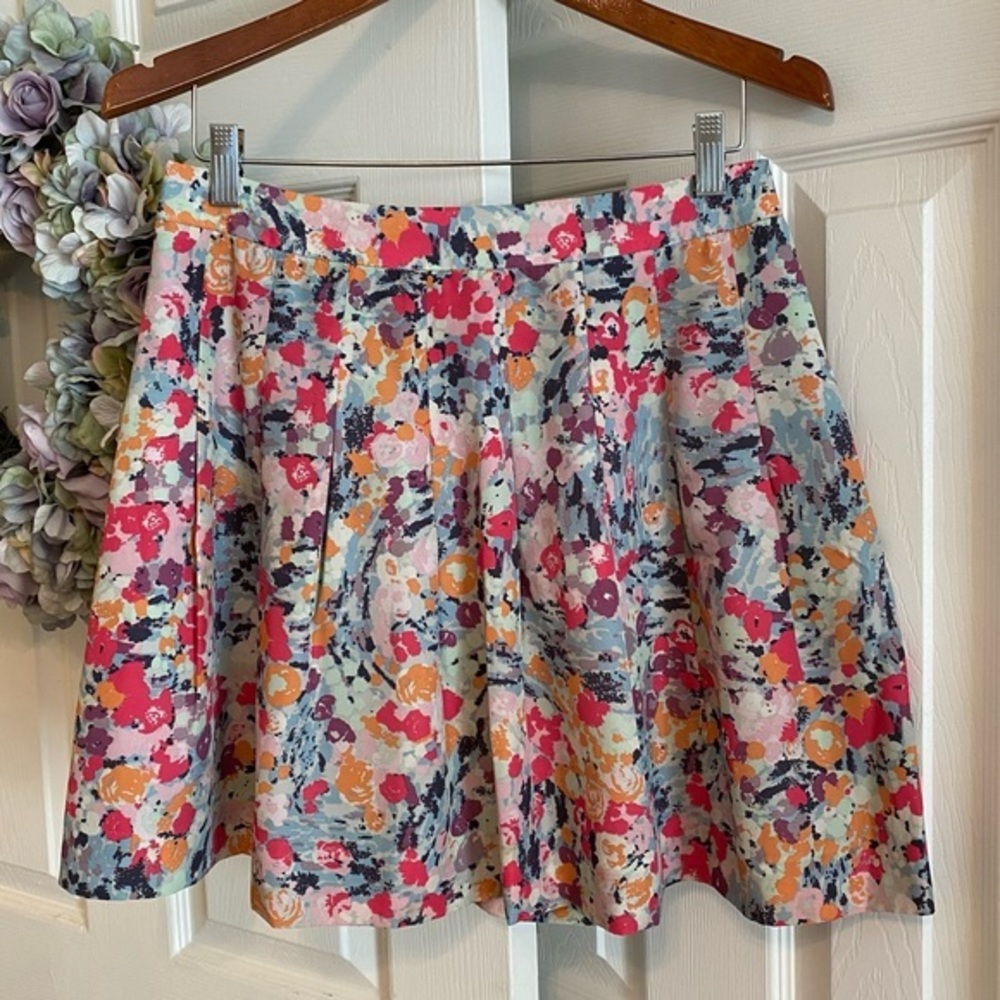 JCrew Floral Mini Skirt